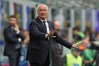 FILE - Roma's head coach Claudio Ranieri gestures during the Serie A soccer match between Inter Milan and Roma at the San Siro Stadium, in Milan, Italy, Sunday, April 27, 2025. (AP Photo/Antonio Calanni, file)