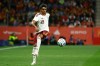 FILE - Spain's Lamine Yamal controls the ball during the international friendly soccer match between Spain and Egypt in Barcelona, Spain, March 31, 2026. (AP Photo/Joan Monfort, File)