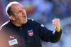 Heidenheim's head coach Frank Schmidt gestures during the German Bundesliga soccer match between 1. FC Heidenheim and 1. FC St. Pauli in Heidenheim, Germany, Saturday, April 25, 2026. (Tom Weller/dpa via AP)