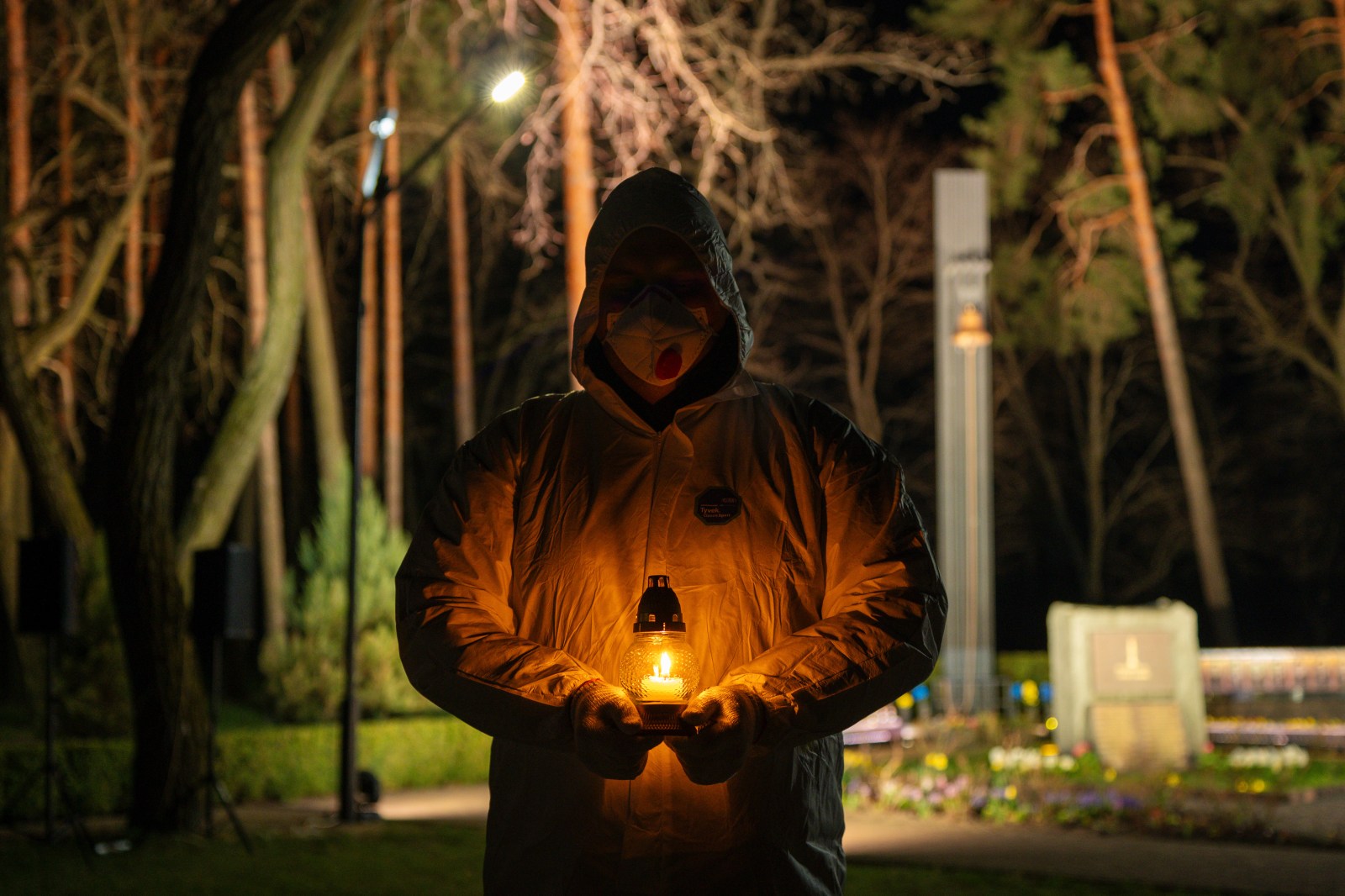 Slavutych Residents Mark 40th Anniversary of Chernobyl Disaster with Vigil