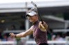Nelly Korda celebrates after winning the Chevron Championship LPGA golf tournament Sunday, April 26, 2026, in Houston. (AP Photo/David J. Phillip)