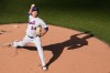 New York Mets pitcher Kodai Senga throws during the first inning of the second baseball game of a doubleheader against the Colorado Rockies, Sunday, April 26, 2026, in New York. (AP Photo/Seth Wenig)