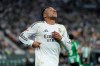 Real Madrid's Kylian Mbappe reacts during a La Liga soccer match between Real Betis and Real Madrid in Seville, Spain, Friday, April 24, 2026. (AP Photo/Jose Breton)