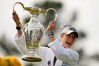 Nelly Korda holds the trophy after winning the Chevron Championship LPGA golf tournament Sunday, April 26, 2026, in Houston. (AP Photo/Ashley Landis)