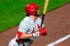 St. Louis Cardinals' Alec Burleson doubles off Pittsburgh Pirates pitcher Hunter Barco, driving in two runs during the eighth inning of a baseball game in Pittsburgh, Thursday, April 28, 2026. (AP Photo/Gene J. Puskar)