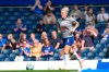 FILE - Chelsea's Millie Bright runs during warmup before the women's Champions League semifinals, second leg, soccer match between Chelsea FC and FC Barcelona at Stamford Bridge in London, Sunday, April 27, 2025. (AP Photo/Dave Shopland, file)