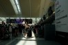 Passengers wait to check in at Toronto's Pearson International Airport on Thursday July 3, 2025. THE CANADIAN PRESS/Chris Young
