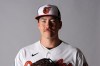 FILE - Baltimore Orioles' Trey Gibson poses for an official photo on Feb. 18, 2026, in Sarasota, Fla. (AP Photo/Matt Slocum, File)