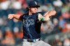 FILE - Tampa Bay Rays pitcher Ryan Pepiot throws during the third inning of a baseball game against the Washington Nationals, Aug. 30, 2025, in Washington. (AP Photo/Terrance Williams, File)