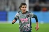 FILE - Washington Spirit forward Sofia Cantore plays during the second half of an NWSL soccer match against the Portland Thorns FC, March 13, 2026, in Washington. (AP Photo/Terrance Williams, File)