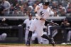 New York Yankees' Ben Rice hits a home run during the first inning of a baseball game against the Baltimore Orioles, Sunday, May 3, 2026, in New York. (AP Photo/Seth Wenig)