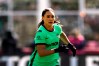 FILE - Boston Legacy FC defender Bianca St-Georges (53) reacts during an NWSL soccer match against NJ/NY Gotham FC, Saturday, March 14, 2026, in Foxborough, Mass. (AP Photo/Greg M. Cooper,File)