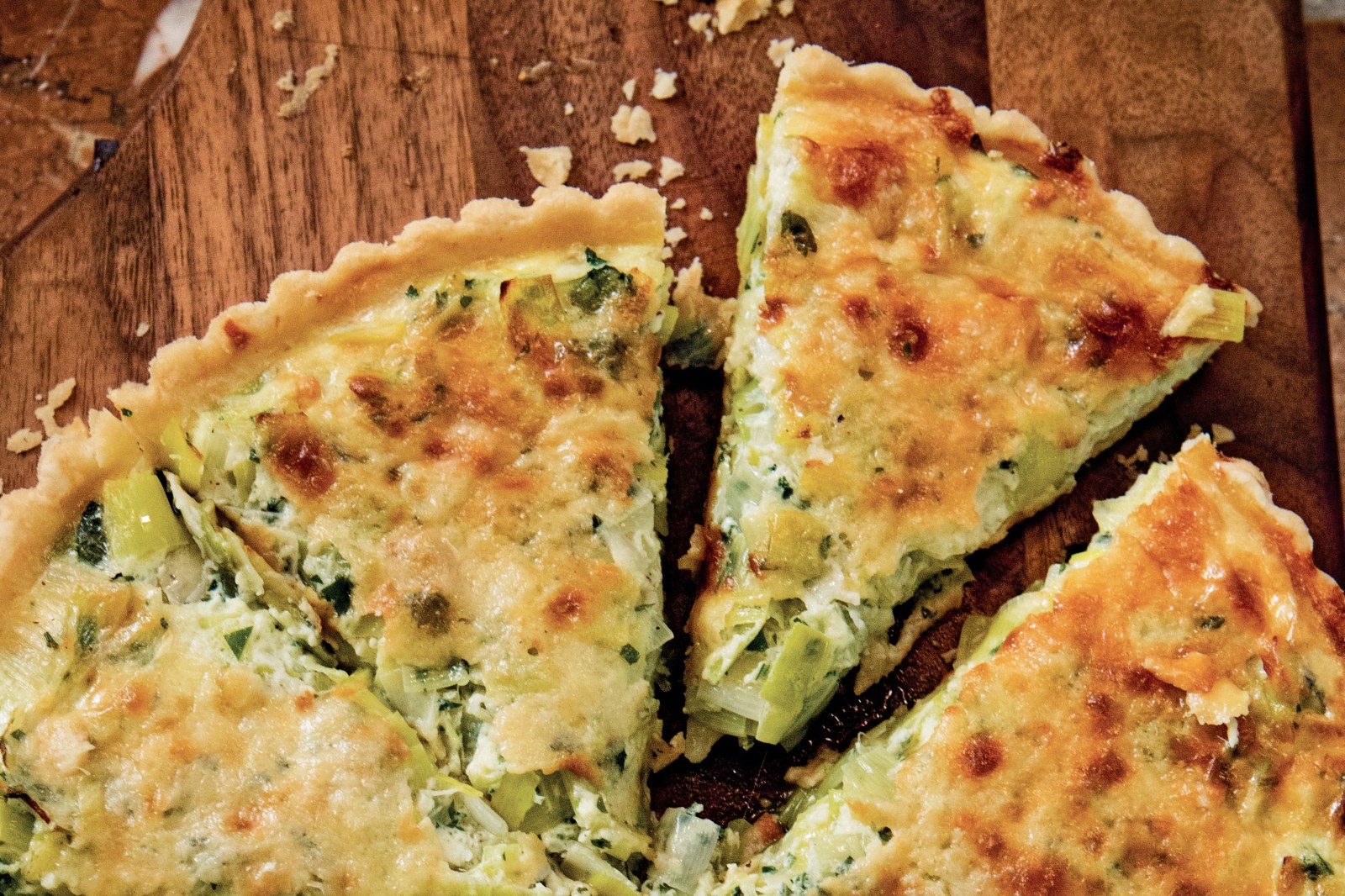 The quiche that made Michael Anthony love leeks in Paris cooking school