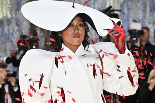 Naomi Osaka arrives at The Metropolitan Museum of Art's Costume Institute benefit gala celebrating the opening of the 