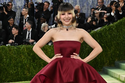 Alysa Liu arrives at The Metropolitan Museum of Art's Costume Institute benefit gala celebrating the opening of the 