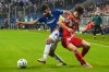 FILE - Lech Poznan's Ali Gholizadeh, left, challenges for the ball with Mainz's Lee Jae-sung during the Europa Conference League soccer match between Lech Poznan and FSV Mainz 05 in Poznan, Poland, Thursday, Dec. 11, 2025. (AP Photo/Czarek Sokolowski, File)