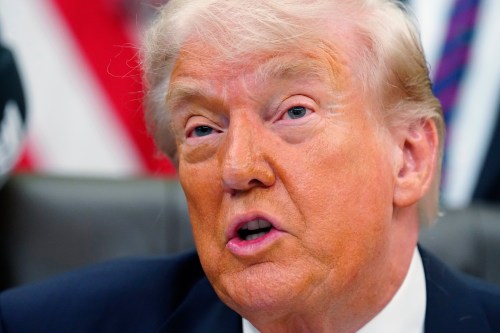President Donald Trump speaks before signing a proclamation in the Oval Office at the White House, Tuesday, May 5, 2026, in Washington. (AP Photo/Jacquelyn Martin)