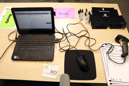 A laptop is pictured in Victoria, B.C., on Sept. 25, 2024. THE CANADIAN PRESS/Chad Hipolito