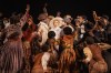 Joshua Henry, Caissie Levy, Brandon Uranowitz, and the company of 