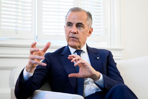 Prime Minister Mark Carney speaks during an interview with The Canadian Press in Ottawa, on Friday, May 1, 2026. THE CANADIAN PRESS/Spencer Colby