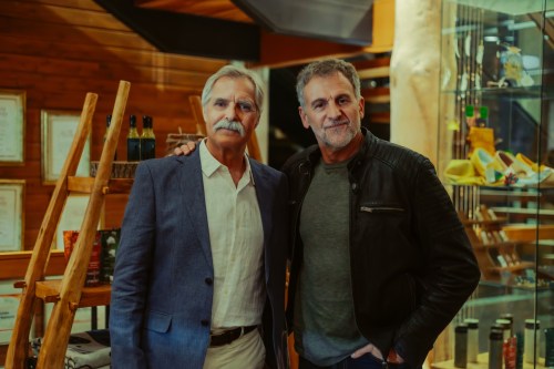 Henry Czerny, left, and Patrick Huard are shown in a handout photo from 
