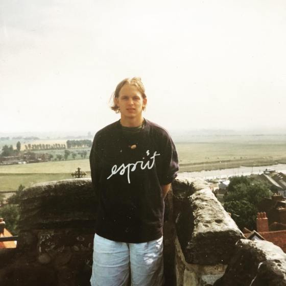 My first trip to England was following a high school band trip in 1992. Here’s your intrepid author, age 16, standing on a viewing tower of a 12th-century church in Rye, located in Sussex. I wish I still had that sweater (and the hair), although I’m good without the baggy white shorts. (Supplied)
