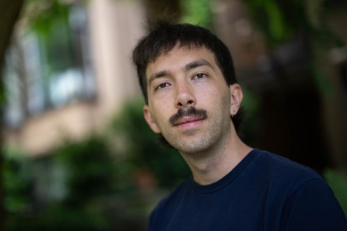 UBC graduate Lukas Troni poses for a photo in Vancouver, on Thursday, May 14, 2026. THE CANADIAN PRESS/Ethan Cairns