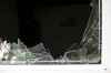 A broken window