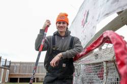 Ruth Bonneville / FREE PRESS
                                Cypress River&rsquo;s Carson Carels, who plays for the Prince George Cougars of the Western Hockey League, is predicted to be picked in the top 10, setting up the possibility the Winnipeg Jets could select the homegrown defenceman in the NHL draft.