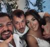 SUPPLIED
                                From L-R is Nic Laurencelle, Cam Huley (victim) and Jami Laurencelle at the Laurencelle&rsquo;s wedding in 2021.