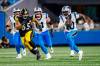 RUSTY JONES / THE ASSOCIATED PRESS FILES
                                Bryce Perkins (right), who played a preseason game with the Carolina Panthers in 2025 after being signed by the Los Angeles Rams out of college, will compete for the Blue Bombers&rsquo; backup QB spot.
