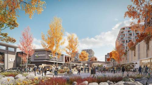 SHINDICO
                                Renderings of the 2023 Shindico proposal for a development around CF Polo Park.