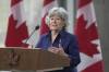 Adrian Wyld / The Canadian Press
                                Louise Arbour speaks after being named the next Governor General during a news conference in Ottawa on May 5.