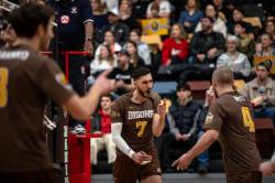 Bisons Athletics Photo
                                Volleyball has been a lifeline for Karil Dadash-Adeh (7), the Manitoba Bison who just signed a pro league contract with Italian club Pallavolo Macerata.