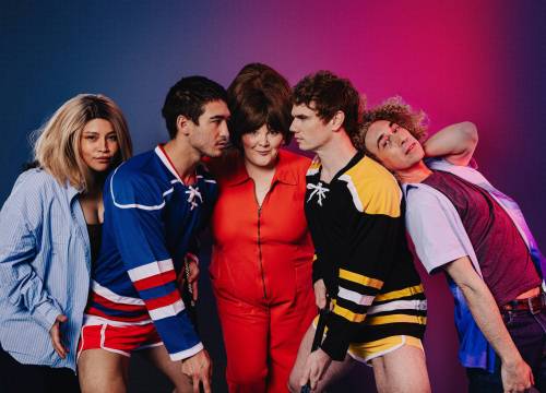 Marc J. Franklin photo
                                The cast of Heated Rivalry: The Unauthorized Musical Parody includes (from left) Cherry Torres, Jimin Moon, Ryann Redmond, Jay Armstrong Johnson and Ryan Duncan.