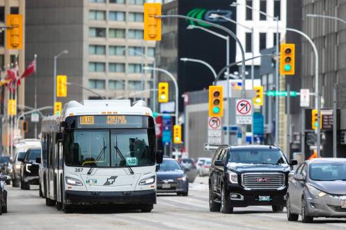 MIKAELA MACKENZIE / FREE PRESS FILES
                                Public transit is an essential service for many people.