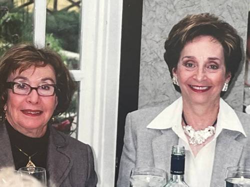SUPPLIED
                                Hester Kroft and Babs Asper (left).