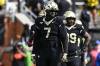 Matt Kelley / THE ASSOCIATED PRESS FILES
                                Winnipeg Blue Bombers defensive lineman Nuer Gatkuoth (7), who hit training camp for the first time Wednesday after arriving in the city Tuesday night, said his goal is to prop up the team anyway he can.