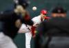JOHN WOODS / FREE PRESS Winnipeg
                                Goldeye Luke Boyd (37) pitches during the season opener against the Kane County Cougars Tuesday, May 19, 2026. reporter: Mike