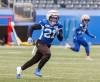 MIKE DEAL / FREE PRESS
                                Winnipeg Blue Bombers defensive back Nick Hallett (21) believes he has something to prove after feeling like he wasn&rsquo;t as good last season with the Blue and Gold.