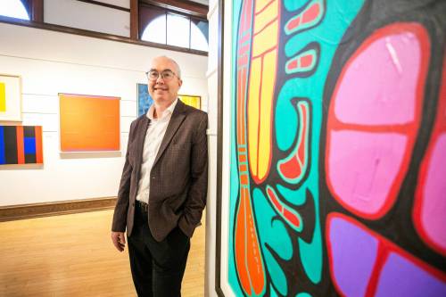 MIKAELA MACKENZIE / FREE PRESS
                                Mayberry Fine Art director Shaun Mayberry sees the gallery&rsquo;s impending move to Wall Street as a sign of its growth.