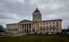 The Manitoba government is planning to look at ways to support print journalism, ranging from big daily newspapers to small weekly publications and cultural outlets in different languages. The exterior of the Manitoba Legislature is seen in Winnipeg, Wednesday, Nov. 6, 2024. (John Woods / The Canadian Press files)