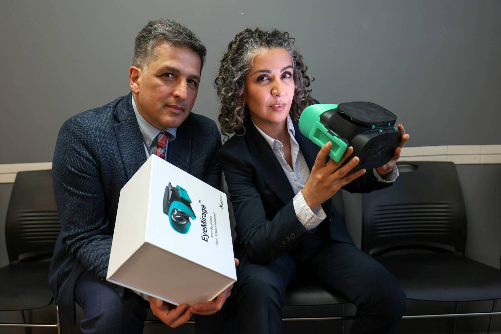 winnipegfreepress.com - Gabrielle Piché - Winnipeg pair look to launch EyeMirage device for sale in Canada in fall, with eyes to follow on international markets