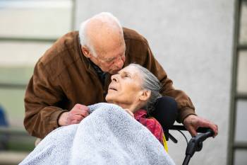 Despite facing overwhelming health challenges connected to Alzheimer’s, the bond between Paul Chorney and his wife, Carol Radway, remains unbroken. (Mikaela MacKenzie / Free Press)
