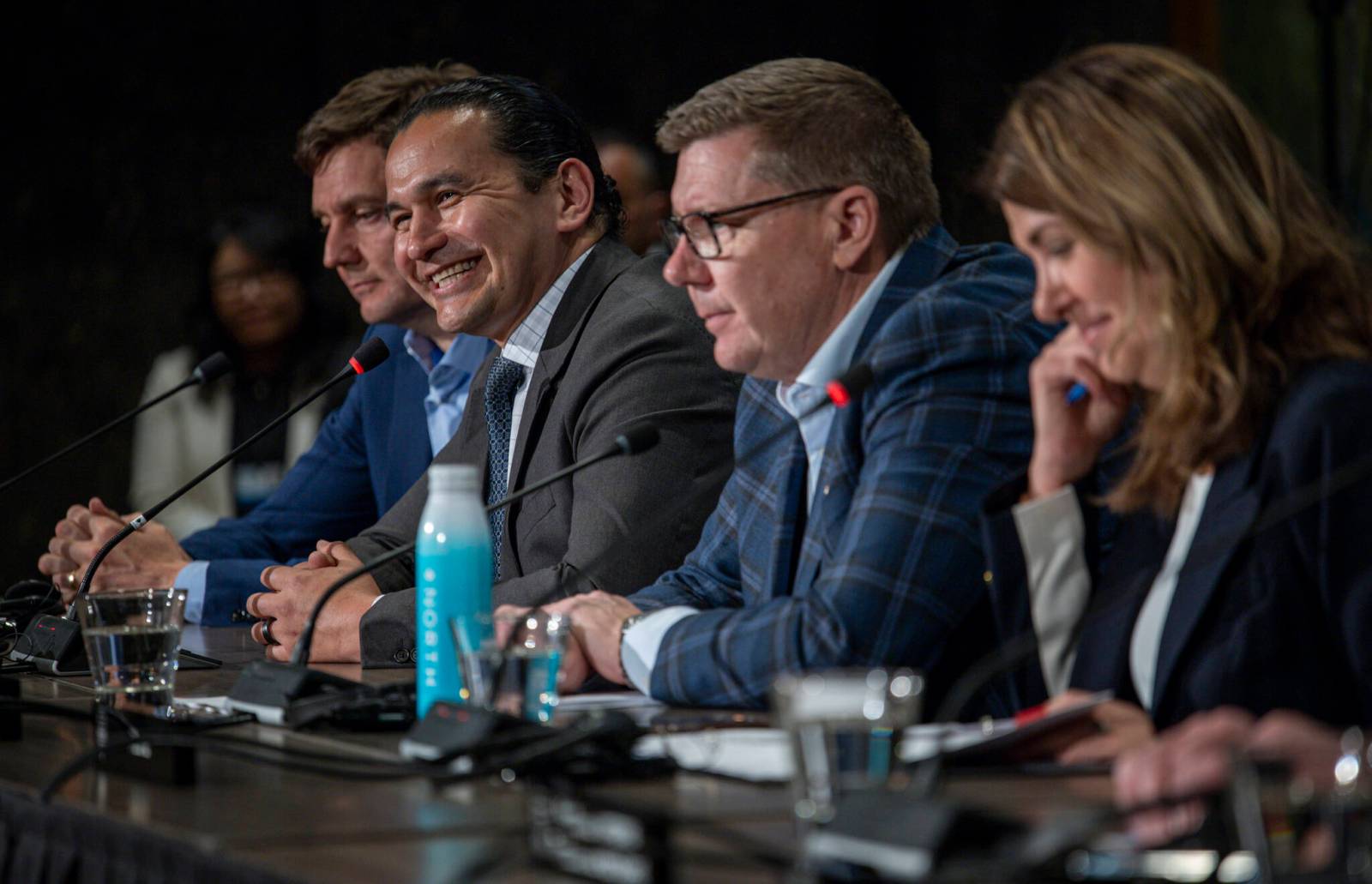 Manitoba's premier quick with the quip on national stage
