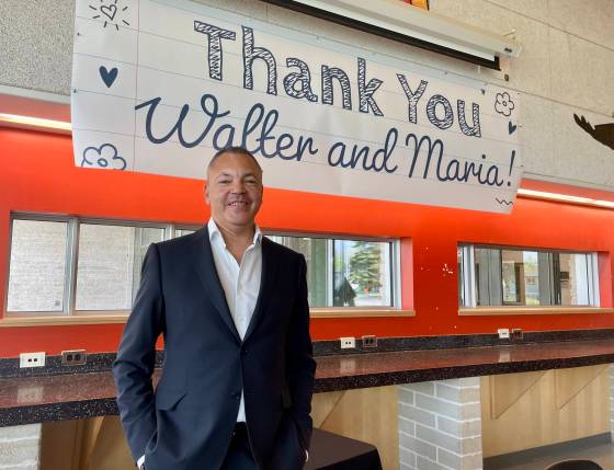 Duane Brothers, chair of the Schroeder Foundation’s Terra Bay Advisory Committee (Maggie Macintosh / Free Press)