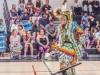 Students, school staff and families gathered at Fort Richmond Collegiate Wednesday for Pembina Trails School Division&rsquo;s first powwow. (Supplied)