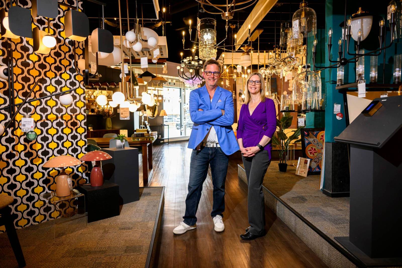 winnipegfreepress.com - Aaron Epp - Robinson Lighting prepares to celebrate 90 years as family-run business with gala event in glittering showroom