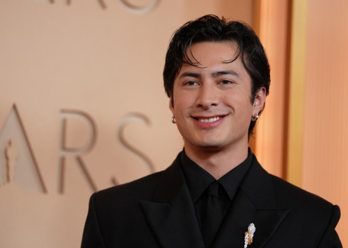 Hudson Williams arrives at the Oscars on Sunday, March 15, 2026, at the Dolby Theatre in Los Angeles. THE CANADIAN PRESS/AP-Invision-Richard Shotwell