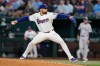 Texas Rangers pitcher Nathan Eovaldi throws to the New York Yankees in the third inning of a baseball game Wednesday, April 29, 2026, in Arlington, Texas. (AP Photo/Tony Gutierrez)